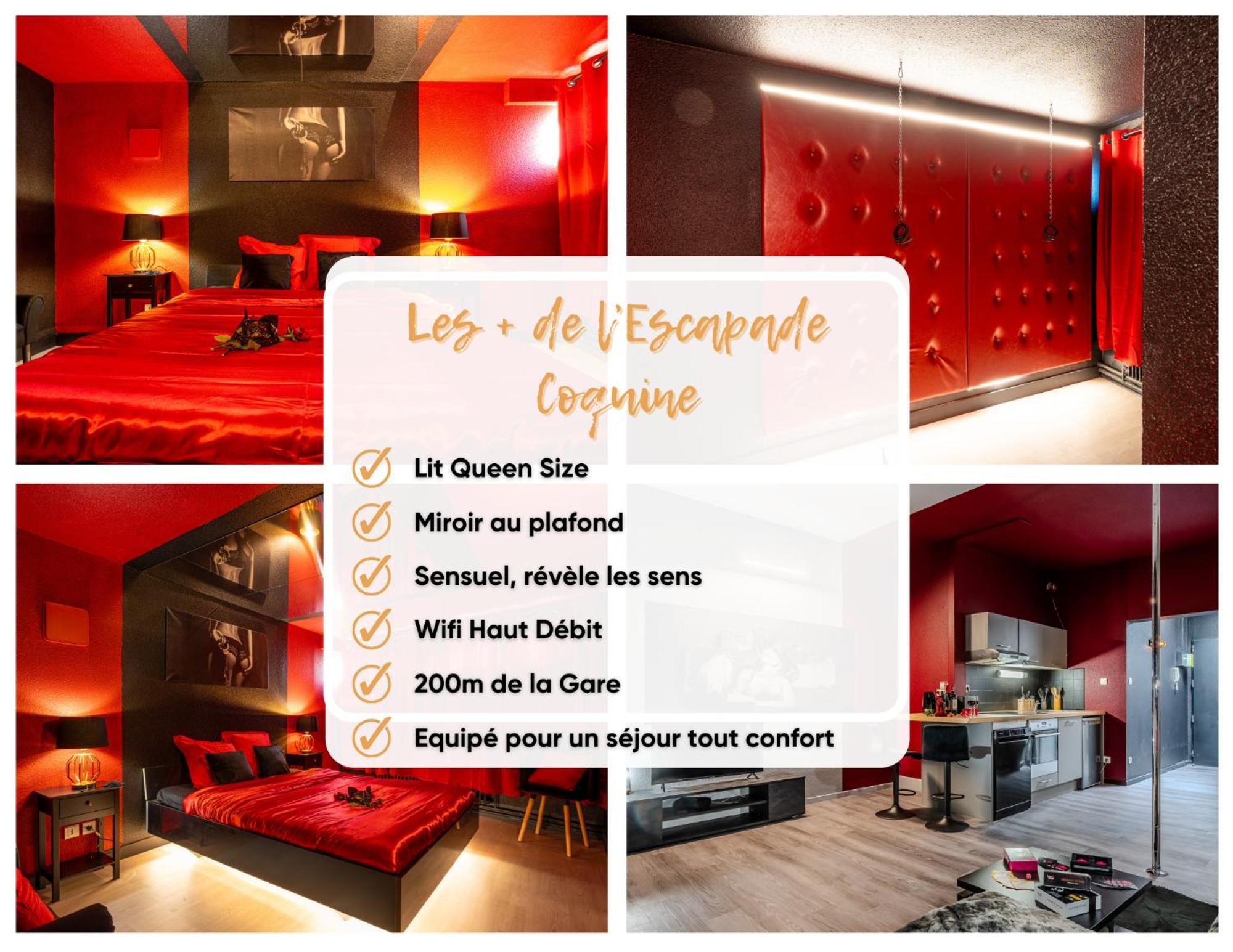 Cocon Sensuel - 50 Nuances - Les Cocons De Nath Montbéliard Exterior foto